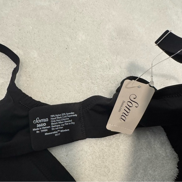 SOMA Memorable Full Coverage Bra Black Size 36DD - Picture 4 of 6
